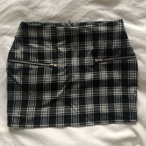 Plaid Mini Skirt